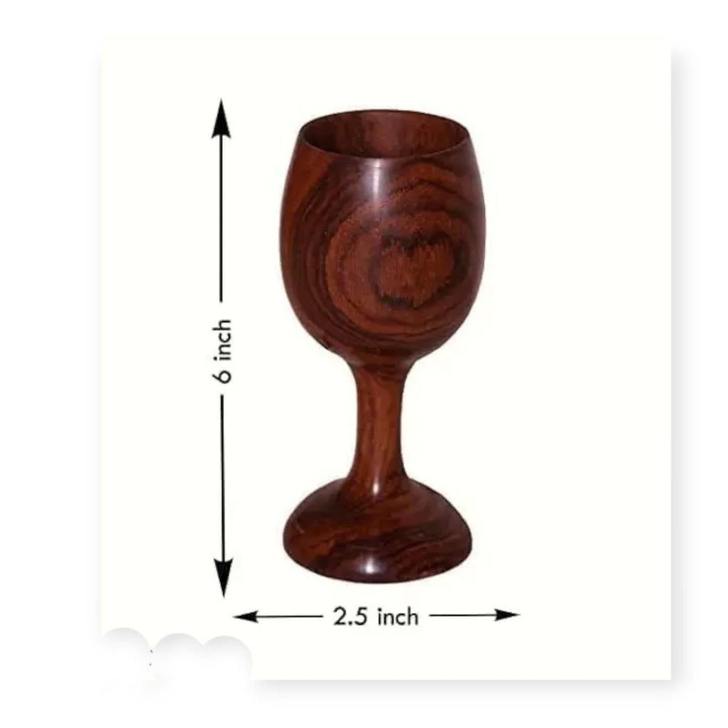Wooden Beer Glass Set