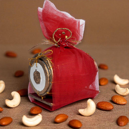 Wishes Dholak Storage Box-Red