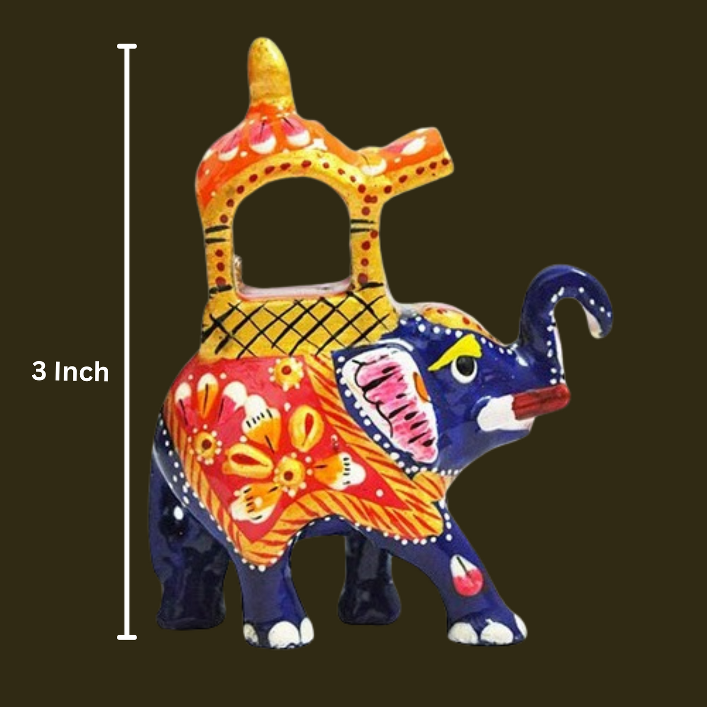 Small Ambabari Elephant Statue for Showpiece