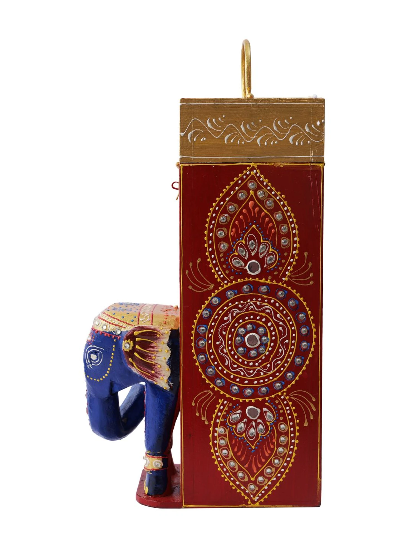 Wooden Single Bottle Wine Holder Box