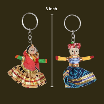 Wooden 2 Couple Key Chain For Car Bike 5 set
