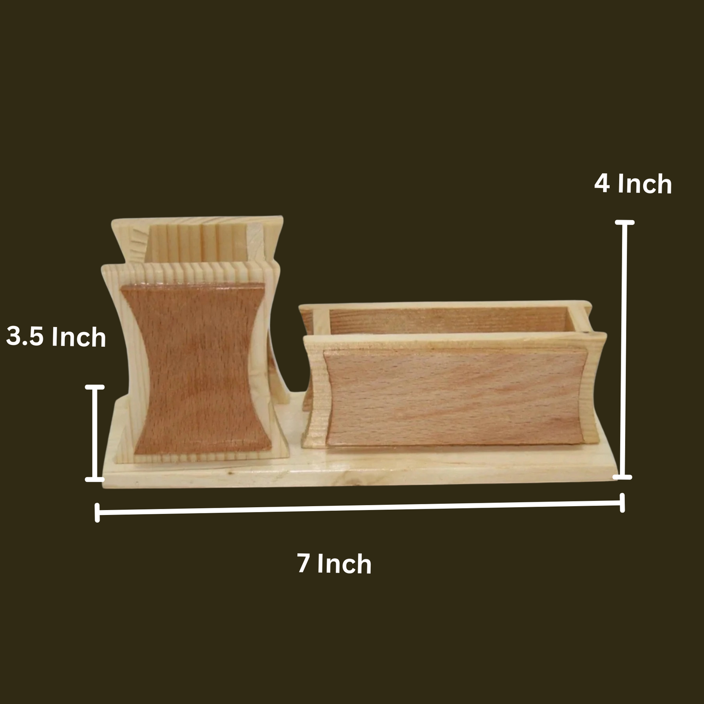 Wooden Desk Pen Holder Set of 50