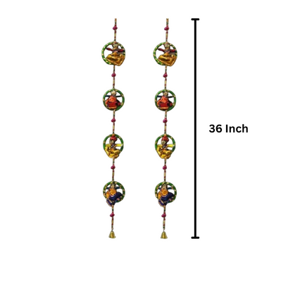 Wooden Ganesh Hanging Door For Home Decor 1 Pair