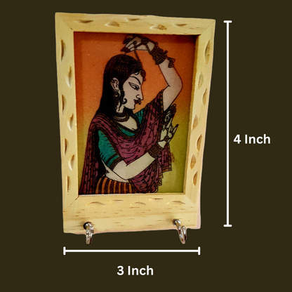 Wooden Hand Painting 2 Pin Key Holder set of 2 pc