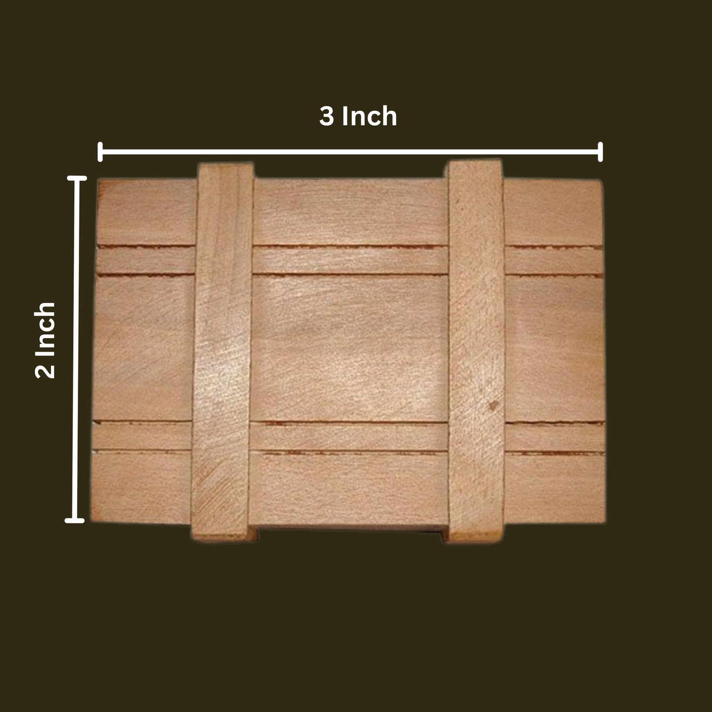 Wooden Magic Puzzle Compartment Box set of 2 Pc