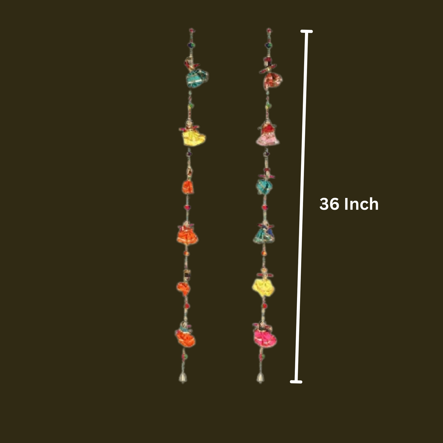 Wooden Puppets Hangings Door Set Of 2 pc