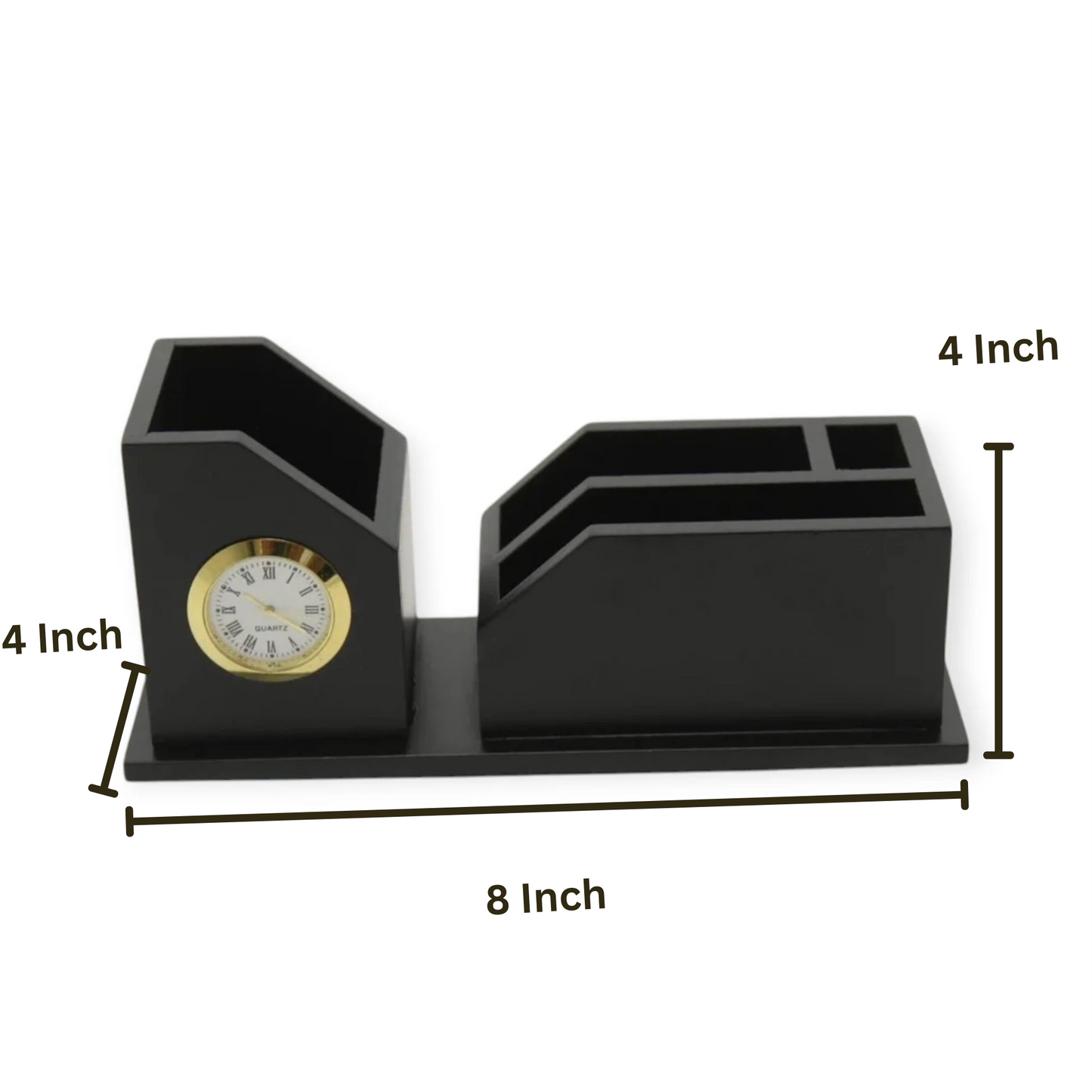 Wooden Table Pen Stand For Office Set of 50