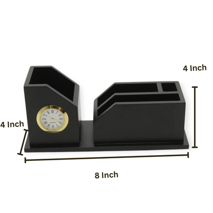 Wooden Table Pen Stand For Office Set of 50