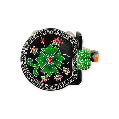 Wooden Elephant Stool Pooja Stool/ Side Table 8 Inch