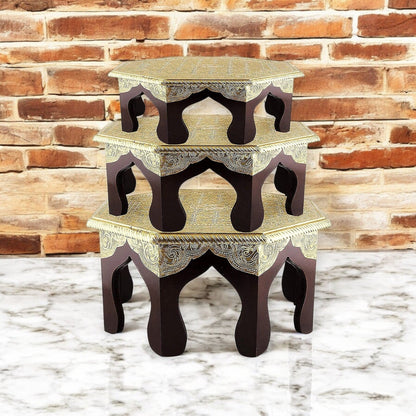 Wooden Handmade Bajoth Chowki