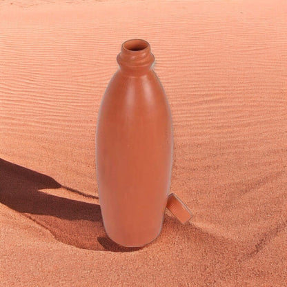 Beautiful Clay Water Bottle 1 Liter