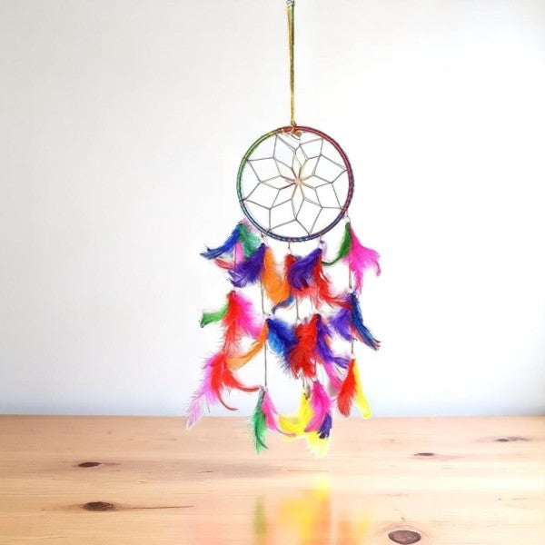 Beautifull Dream Catcher Jhoomer Wall Hanging Multi Color - 8X22 Inch set of 2