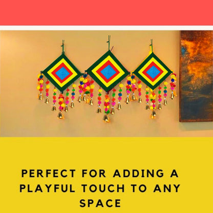 Colorfull Kite Hanging For Showpiece set of 10 Pc