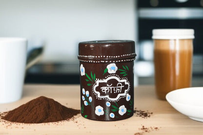 Hand Painted Steel Storage Container Set of three