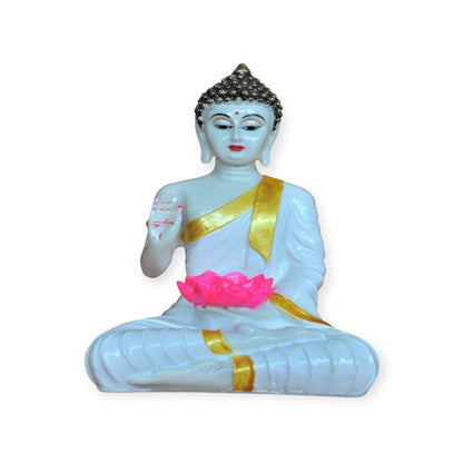Beautiful Buddha Idol Statue Showpiece For Home 7 Inch