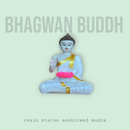 Beautiful Buddha Idol Statue Showpiece For Home 7 Inch